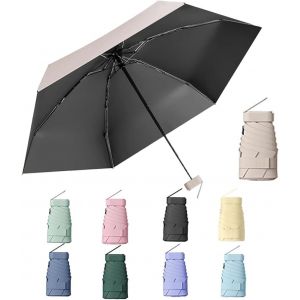 Mini Parapluie De Voyage, Petit Parapluie Uv, Parapluie De Poche, Parapluie Pliable, Parapluie De Poche Portable, Parasol Portable (Appartement) - Neuf