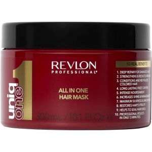 NSIECD-Revlon Professional UniqOne - Protecteur de Chaleur pour Cheveux - Masque Cheveux R&eacute;parateur Instantan&eacute; - Soin des Cheveux aux 10 Bienfaits - Soin Cheveux Secs et Abim&eacute;s - Formule Vegan - 300 - Neuf