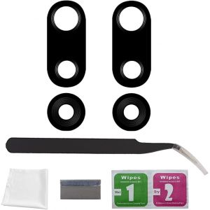 KAL-2 Packs Lentille Cam&eacute;ra Pour Xiaomi Mi 9T / Mi 9T Pro Vitre Appareil Photo Objectif Arri&egrave;re Avec Kit De R&eacute;paration - Neuf