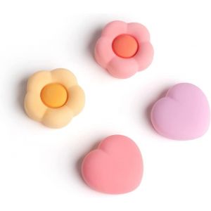 Shiba-Mignon Silicone Joycon Thumb Grip Caps, Joystick Cover Compatible Avec Nintendo Switch/Oled/Switch Lite, 4pcs - Heart & Flow[9 - Neuf