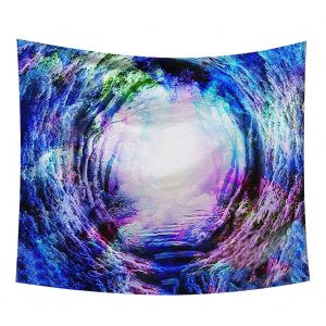 Hjlian Tapisserie Murale A Suspendre, Motif Ciel Et Paysage, 130 X 150 Cm, Decoration De Chambre A Coucher, #4 - Neuf