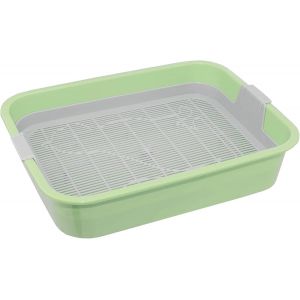 Tray Bac À Litière Pour Chat-Pour Chatons-Vert - Neuf