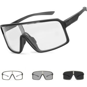 Lunettes De V&eacute;lo Photochromatiques Pour Homme Et Femme - Protection Uv400 - Cadre Tr90 Pour Cyclisme Rapide - Course &Agrave; Pied - Vtt - Sports De Plein Air[Z3375] - Neuf