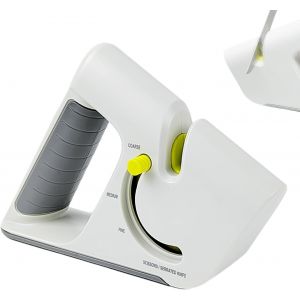 Aiguiseur De Couteaux,Aff&ucirc;teur 4-En-1,Carbure De Tungst&egrave;ne,Diamant R&eacute;sine Et C&eacute;ramique Pour Couteaux De Cuisine Et Ciseaux &iquest; Aff&ucirc;tage Facile - Neuf