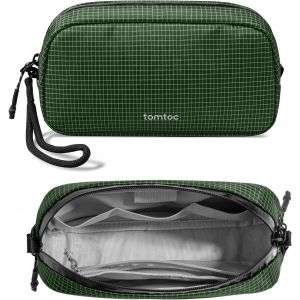 T12 New Techpouch Uk, Vert/Carreaux, S, Organiseur De Sac - Neuf