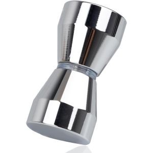 TRAHOO-1 Pièces Poignée de Porte Salle de Bain Bouton de Porte de Douche en Verre, Poignee de Porte de Douche en Alliage D'aluminium pour Salle de Bain Bureau Hôtel - Neuf
