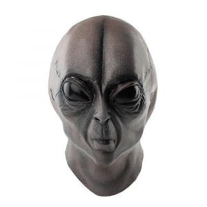 Ovni Alien Crâne Masque Cosplay Horreur Latex Masques Casque Halloween Mascarade Habiller Soirée Costume Accessoires - Neuf