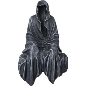 Halloween Decoration Statue Mystérieuse De Robe Noire, Décoration Halloween Statues De Faucheuse, Faucheuse Gothique Déco Halloween Intérieur Pour Table Manger, Jardin, Bibliothèque - Neuf