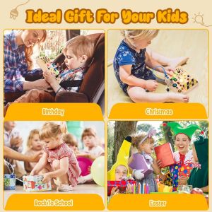 Busy Board Montessori Baby Toy 1 Year Activity Montessori with 10 Switches and 23 LED Lights Toys Gift Child 1 Year Baby Children from 2 3 4 Years Boys and Girls - Neuf