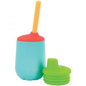 Tasse D'apprentissage - Nuby - Silicone - 120 Ml - D&egrave;s 6 Mois - Mulitcolore - Neuf