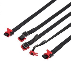 5pcs Rc Voiture Toit Bagages Porte-Bagages Corde D&eacute;corer Sangle Pour 1/10 Rc Crawler Voiture Axial Scx10 Trx4 Rc 4wd D90 Rouge - Neuf