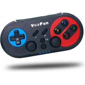 Eryi-Manette Switch, Manette Pc Sans Fil, Bluetooth Manette Pour Switch/Lite/Oled, Pc Windows, Ps3 Avec Gyroscope 6 Axes Sensor, Double Vibration, Fonction Turbo, Wake-Up Switch Console - Neuf