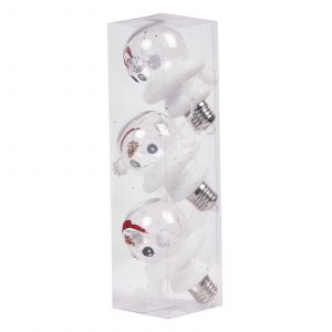 Transparent Arbre de No&euml;l Lumineux Boule de No&euml;l, D&eacute;coration pour la Maison Chambre &agrave; coucher Parti blanc - Neuf