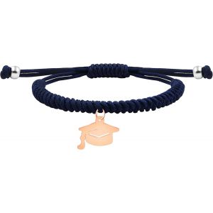 Kal-Bracelet De Graduation Personnalis&eacute;, Bijoux En Corde Tress&eacute;e R&eacute;glable, Bracelet D'&eacute;quipe Comm&eacute;moratif De Classe Rond/Chapeau/Rectangle Personnalis&eacute;, Cadeau D'amiti&eacute; Pour Thanksgiving Ys5715 - Neuf