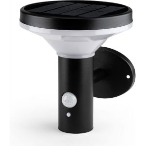 Applique Murale Exterieur Solaire, Detecteur De Mouvement, Lampe Solaire Exterieur, 600 Lumens, Blanc Chaud 3000k, Imperméable Ip44, Eclairage Exterieur Solaire Avec 3 Modes De Lumière - Neuf
