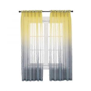 Rideaux en faux lin pour chambre à coucher - Neuf