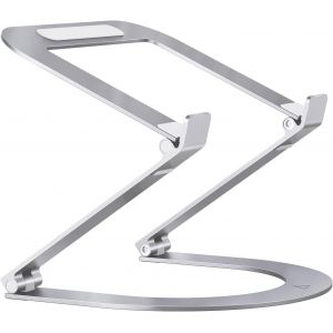 Support pour Ordinateur Portable Maxonar,Support Ergonomique en Aluminium pour Ordinateur Portable,Réglable en Hauteur,Ventilé,Pliable sur le Bureau,Facile à Transporter,pour MacBook,Dell11-15""Argent - Neuf