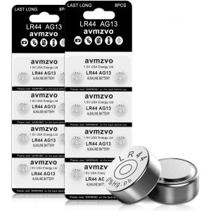 AG13 LR44 Pile Bouton Alcaline 1.5V,Lot de 16 (357/357A/L1154/A76/GPA76),sans Mercure,[3 Ans Garantie] (LR44-16) - Neuf