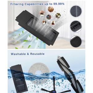 Pour aspirateur X2,brosse latérale principale,filtre,sac à poussière,kit de balai - Neuf