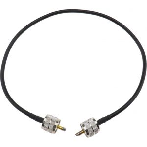 PL259 UHF M&acirc;le &agrave; M&acirc;le RG58 Cordon de Raccordement Coaxial 50 ohms &agrave; Faible Perte 50 cm pour Radio Amateur CB PMR Dispositifs LAN sans Fil Antenne Externe Radio Wi-FI - Neuf