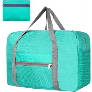 KALANKA-Sac de voyage pliable pour cabine d'avion Easyjet - 45 x 36 x 20 cm - Pour homme et femme, bleu sarcelle, Without Shoulder Strap, Sac de voyage - Neuf