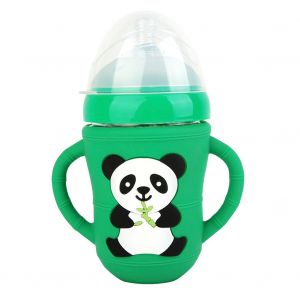 Biberon Antideflagrant Sans Bpa Avec Motif Panda (Vert 240 Ml) - Neuf