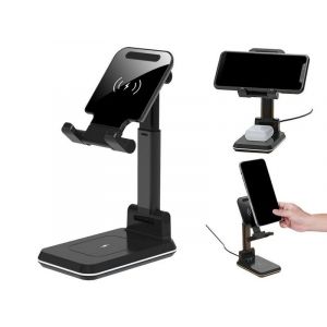Chargeur Sans Fil Qi 10 W ¿ Station De Charge Pour Deux Appareils Et Support Pour Téléphone - Neuf