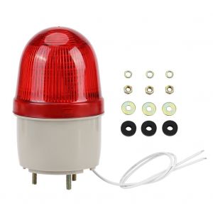 1 ampoule LED clignotante d'avertissement d'urgence, lampe de balisage 220 V (rouge) - Neuf