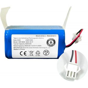 Batterie De Rechange 14.4V 41.44Wh 2800Mah Inr18650 M26-4S1P 4Inr19/66 Li-Ion Cylindrique Batterie Pour Shark Rv700, Rv720, Rv725, Rv750(3-Prong Plug)[SSE7113812] - Neuf