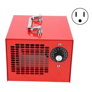 XYONG Generateur d'ozone, purificateur d'air portable, version puissante, rouge, avec minuterie, prise US 110 V, 5 g/h - Neuf