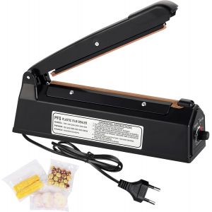 lbgwp60-ScelleuseThermique 200 Mm, Thermoscelleuse Machine, Impulse Heat Sealer, Machine À Sceller À Chaud, Soudeuse Thermique, Thermoscelleuse, Pour Sacs En Plastique, Pe, Pp, Mylar - Neuf
