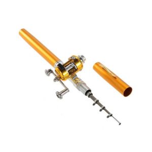 Ensemble Canne &Agrave; P&ecirc;che T&eacute;lescopique Compacte Et Moulinet - Kit De P&ecirc;che Portable Pour Les P&ecirc;cheurs - Neuf