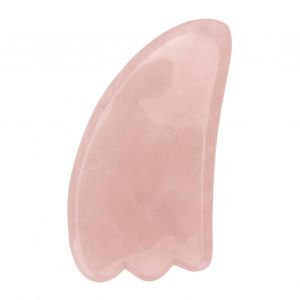 Plaque De Grattage En Cristal Rose, Planche Gua Sha Translucide Hautement Polie, Outil Guasha Pour Le Cou, Les Mains Et Le Dos - Neuf