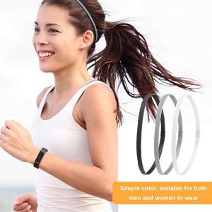 6 Pcs Bandeaux Cheveux Homme, Serre Tete Homme,Bandeau Cheveux,Headband,Bandeau Cheveux &Eacute;lastique Homme Bandeau Cheveux Sport Antid&eacute;rapants Pour Yoga Football Jogging Femmes Hommes - Neuf