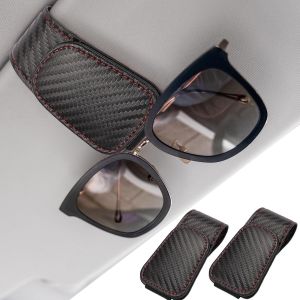 ¿Porte-Lunettes Magnétique Double Fonction en Cuir Vé - 2 Pièces avec Porte-Carte de Péage (Motif Plaid Écossais)¿ [VOI6171040] - Neuf