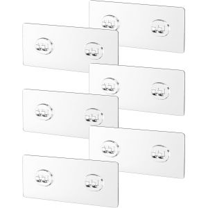 Loc-Lot De 6 Crochets Adhésifs De Rechange Solides Pour Étagère De Douche,Crochets Muraux Imperméables Pour Salle De Bain,Étagère De Douche,Panier De Savon,Crochets De Suspension Sans Perçage - Neuf