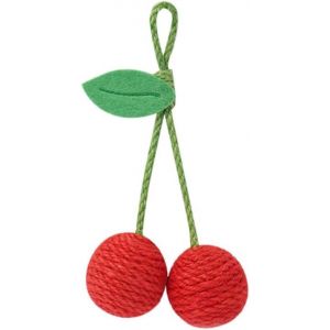Kal-Jouet Suspendu De Boule De Corde De Sisal De Chat,Jouet Interactif D'animaux De Compagnie Résistant A L'usure De Morsure De Jeu Automatique Pour Accrocher A L'intérieur L'arbre À Gratter De Chat - Neuf