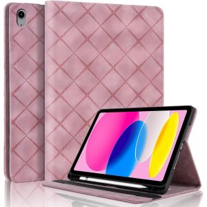 Kal-Coque Pour Ipad Air 11 2025/2024 Ipad Pro 11 2021/2020 Avec Fente De Stylo, Flip Cuir Pu Tablet Housse Avec Fonction Support &Eacute;tui Pour Ipad Air 5/4 10.9"" 2022/2020 - Rose - Neuf