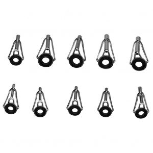 80 Guides De Canne A Peche Robustes En Acier Inoxydable, 10 Tailles, Pointes Superieures - Neuf