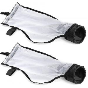 Sac en maille nylon compatible avec les nettoyeurs de piscine Polaris 360 et 380, sac filtrant polyvalent de remplacement (2 pièces) - Neuf