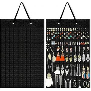 Lot De 2 Porte-Boucles D'Oreilles À Suspendre, Organisateur - Peut Contenir Jusqu'À 300 Paires De Boucles D'Oreilles - Avec 150 Feutres - Idéal Pour Le Rangement Des Boucles D'Oreilles - Neuf