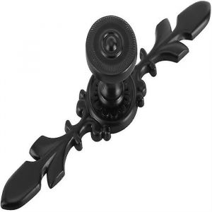 4 poign&eacute;es de porte vintage avec plaques arri&egrave;re pour meubles - Neuf