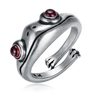 Bague De Doigt Animal Mignon Pour Les Femmes Hommes Couples Grenouille Joint Bague F&ecirc;te De La Mode - Neuf