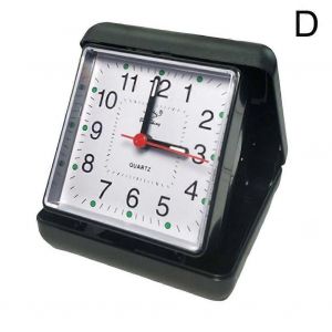 Reveil portable sans tic-tac, repetition silencieuse, petite horloge de chevet - Neuf
