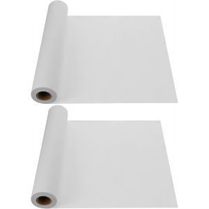 Chenquansarl-Lot De 2 Rouleaux De Papier &Agrave; Dessin Blanc Pour Calligraphie, Dessin, Aquarelle, Peinture, Papier Pour Enfants, 500 X 30 Cm - Neuf