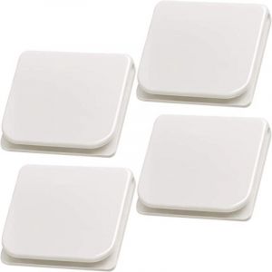 Lot De 4 Clips De Rideau De Douche Auto-Adhésifs, Résistants Aux Éclaboussures, Coupe-Vent, Sans Perçage, Protection Contre Les Chutes, Accessoires De Salle De Bain - Neuf