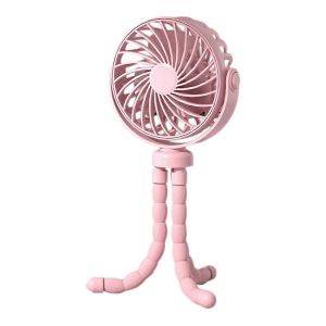 Ventilateur de camping de bureau en forme de pieuvre,rose - Neuf