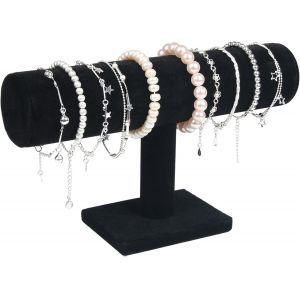 Mevronisshop-Porte-Bracelet, Bracelet Pr&eacute;sentoir En Velours De T, Porte-Bijoux, 23.5 X 14 X 5 Cm, Porte Bracelet, Bijoux, Montres Et Colliers Pour Ranger Et Organiser - Neuf