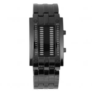 Couple Cr&eacute;atif Bracelet Montre Led &Eacute;clairage Affichage Montre-Bracelet &Eacute;lectronique (Lumi&egrave;re Rouge L) - Neuf