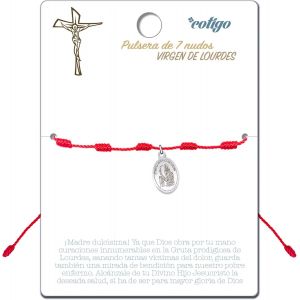 Eryi-Bracelet 7 N?Uds Rouges Avec Sainte Ou Vierge En Acier Inoxydable - Amulettes De La Chance Et Protection - Bracelet Mauvais ?Il Pour Les Couples Et L'amitié - Bijoux Réglable En Fil Rouge - Neuf